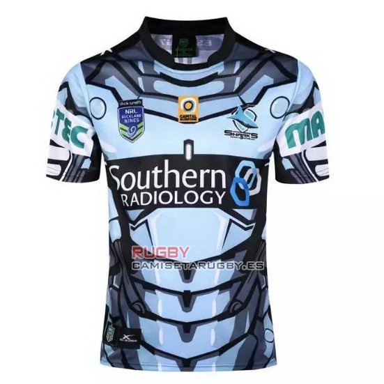Camiseta de Cronulla Sharks 9s Rugby 2017